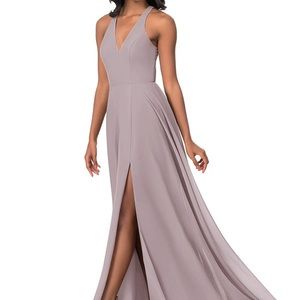 Azazie Amalfi in Dusk, size 8